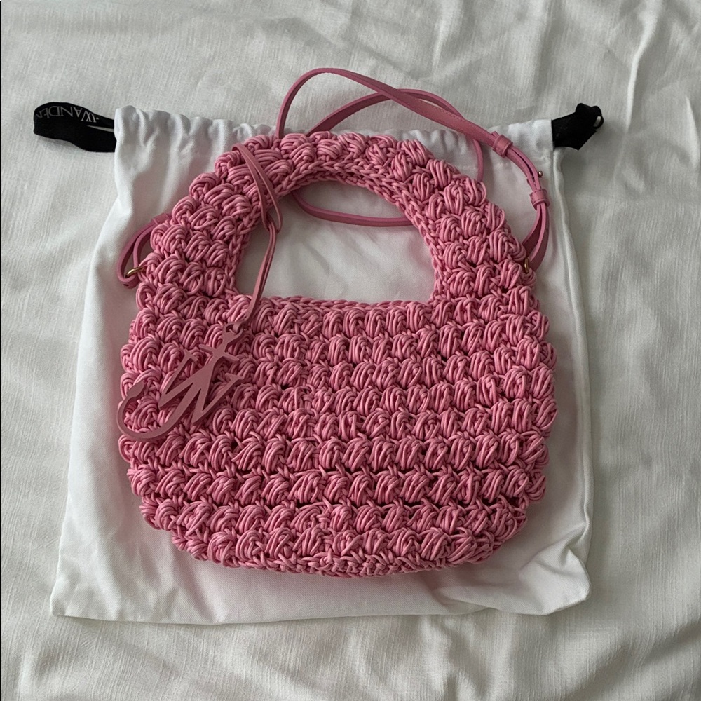 JW Anderson Popcorn Bag Medium Pink